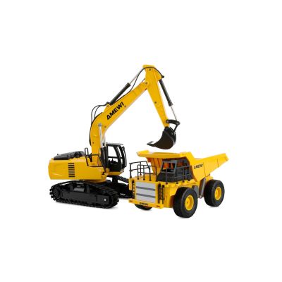 13. Amewi Kipper & Kettenbagger 2in1 Set 1:24 RTR 6+