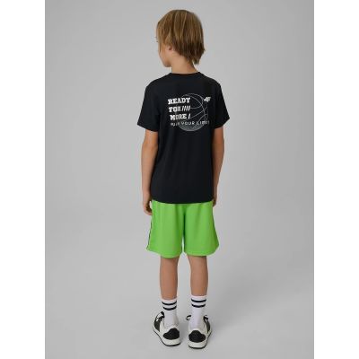4. Boys' quick-drying sports shorts 4F 4FJRSS26TFSHM1693-45S