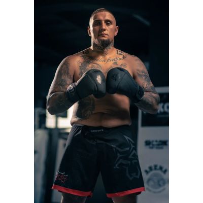 4. 10oz Boxing Gloves - Hammer Black - Valor Series