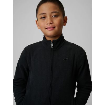 4. Regular fleece without hood for boys 4F 4FJRSS26TFLEM508-20S