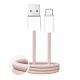 Puro Fabrik 10W Braided Cable USB-A - USB-C 1.5m - Beige