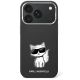 Karl Lagerfeld Smooth Choupette Sketch MagSafe Case for iPhone 18 Pro / 17 Pro / 18 Pro - Black
