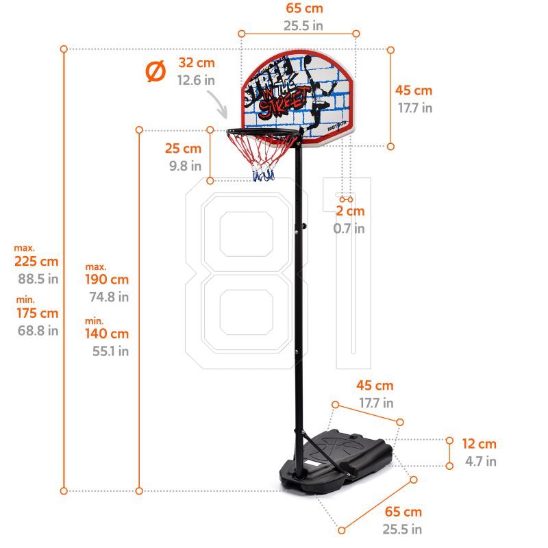 25. Meteor Street 10135 Basketball Set