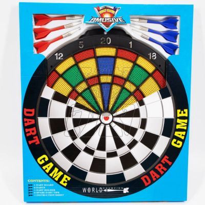 2. Plastic Dart board 40 cm + 6 darts BT26903 / EBO01316