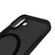 7. Puro Daylight Magsafe Compatible Silicone Case for iPhone 17 - Translucent Black