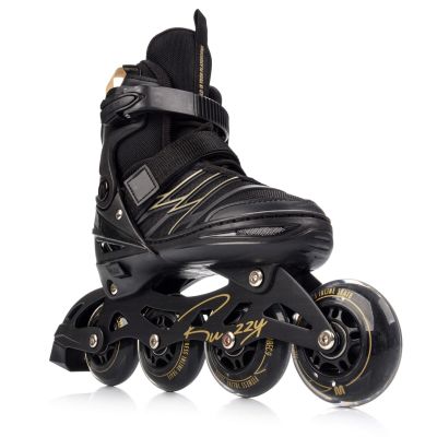 3. Meteor L 38-43 Buzzy Roller Skates Black/Gold