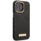 4. Guess Peony Logo Plate MagSafe Case for iPhone 14 Pro Max 6.7" - Black