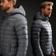 6. Geographical Norway men's jacket AMIGOTAL HOOD DB DGREY MEN 233 DARK GRAY (WZ5179H/GN-GRIS FONCÉ)