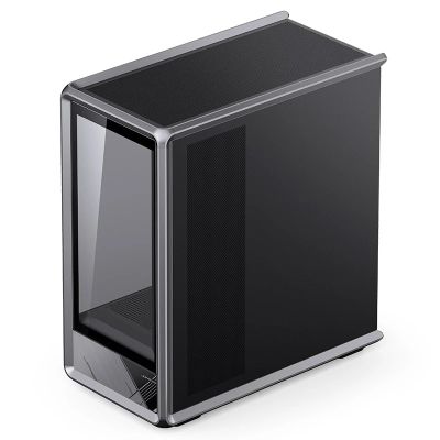 17. Jonsbo D401 PC Gehäuse, Midi Tower, ATX, Tempered Glass - black
