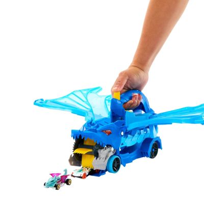 4. Hot Wheels City Ultimate Dual Dragon Transporter