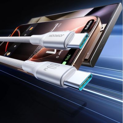 3. Joyroom S-A28 Flash Series 60W USB-C - USB-C Cable 1m - White