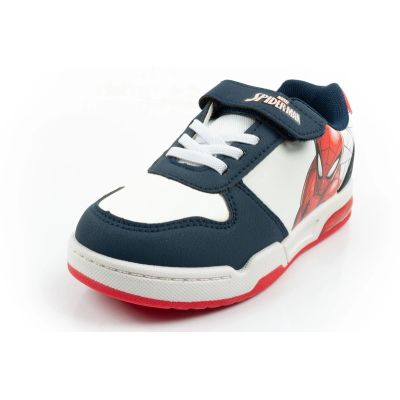 3. Leomil children's sports shoes Spiderman sneakers lightweight with velcro LED white