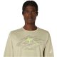 4. ASICS Fujitrail Logo LS Top 2011D391-300 Green L