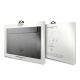 4. Guess Saffiano Triangle Logo case for a 14" laptop - silver