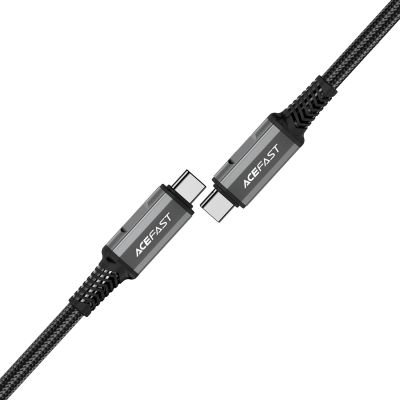 2. Acefast C1-09 USB-C / USB-C USB4 PD3.1 cable 5A 1m - gray-black