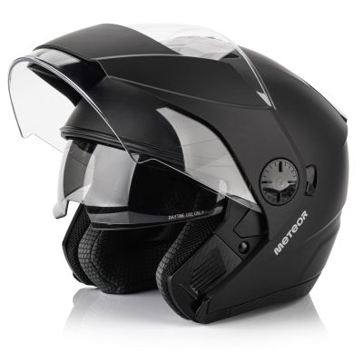 6. Meteor Hekato L motorcycle helmet 59-60 cm black
