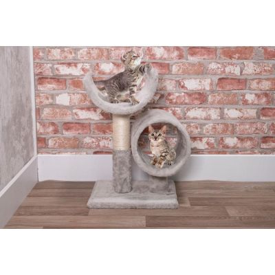 2. CAT SCRATCHING POST WITH TWO BEDROOMS 50CM