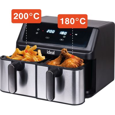 6. ELDOM Oil-Free Fryer, Double Horizontal 9