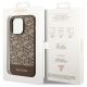 8. Guess GUHMP14XHGCFSEW iPhone 14 Pro Max 6.7" brown/brown hard case GCube Stripes MagSafe
