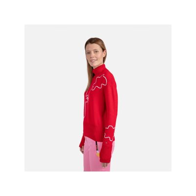 3. Rossignol W Jcc Roll Neck Sweater Red