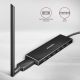 5. Axagon HUE-F7A 7x USB 3.2 Gen 1 ALU FLAT hub micro power IN 1m USB-A USB 3.2 Gen 1 (3.1 Gen 1) Type-A 5000 Mbit/s Black