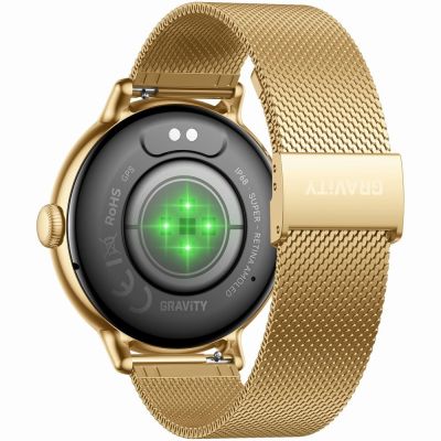 13. Smartwatch Gravity Gold Bracelet + Strap GT33-2