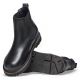 5. Birkenstock Highwood Slip On M LENA Black men's Chelsea boots made of genuine leather (1025764)