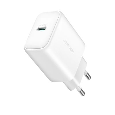 2. Joyroom JR-TCF24 USB-C PD 30W QC SFC network charger - white + 1m USB-C cable