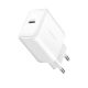 2. Joyroom JR-TCF24 USB-C PD 30W QC SFC network charger - white + 1m USB-C cable