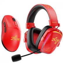 Havit H2039BG Gaming Headphones (Red-Black)