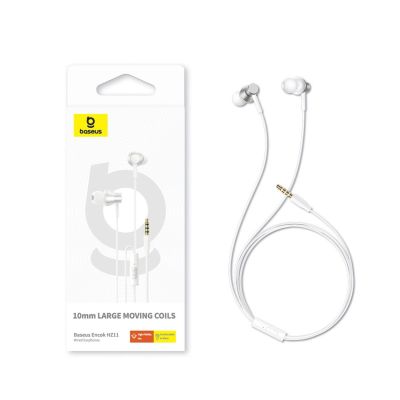 7. Baseus Encok HZ11 wired in-ear headphones with minijack - white