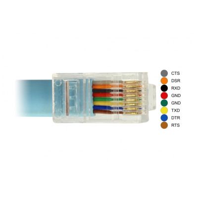 3. DeLOCK 63914 Parallel Cable Blue 3m USB Type-C RJ45
