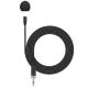 Sennheiser MKE ESSENTIAL BLACK EW - Miniature omnidirectional microphone, black, 3.5mm jack connector