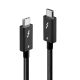 Lindy 31120 Thunderbolt Cable 1m 40Gbps Black