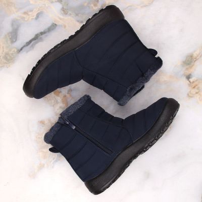 4. Potocki W WOL198B navy blue snow boots 