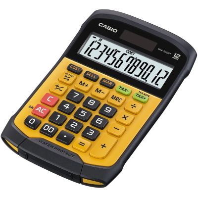 CASIO WATERPROOF OFFICE CALCULATOR WM-320MT-S, 12-digit display, Removable keyboard, 108.5x168.5, Water and dirt resistance level: IP54