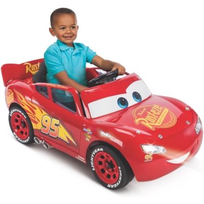 2. Cars Lightning McQueen Huffy 17348W Electric Ride-On Car for Children