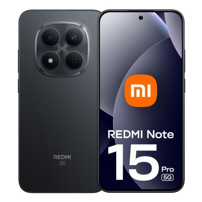 18. Xiaomi Redmi Note 15 Pro 5G 17.4 cm (6.83") 8 GB 256 GB 6580 mAh Black