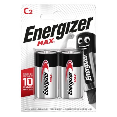 ENERGIZER BATTERY MAX C LR14. 2 pcs. ECO packaging