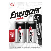 ENERGIZER BATTERY MAX C LR14. 2 pcs. ECO packaging