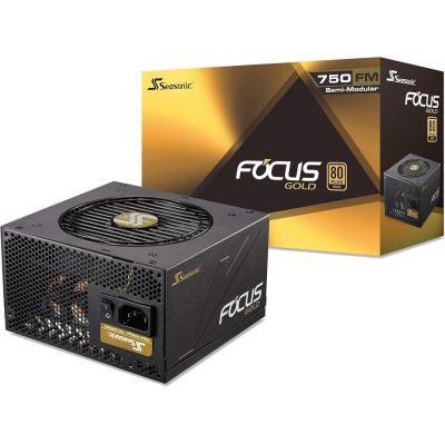 6. Seasonic Focus Gold 750 Power Supply Module 750W 20+4 pin ATX ATX Black