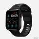 2. Nomad Sport Strap Band Black Aluminum, Rubber