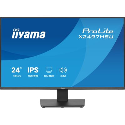 33. iiyama ProLite X2497HSU-B1 computer monitor 60.5 cm (23.8") 1920 x 1080 px Full HD LED Black