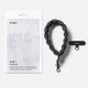 8. Ringke Holder & Puffer Hand Strap Phone Lanyard - Black