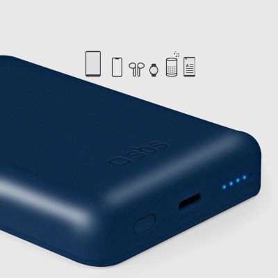 10. Powerbank SBS TEBB5000MAG1CB 5000 mAh compatible with MagSafe - blue