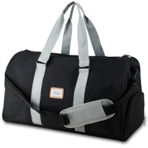 SPORTS/FITNESS BAG A3031 BLACK SEMI LINE