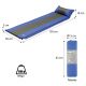 8. NILS CAMP NC4349 Self-Inflating Mat with Pillow Blue-Gray