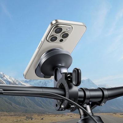 9. Baseus PrimeTrip Handlebar Smartphone Bike Holder - Black