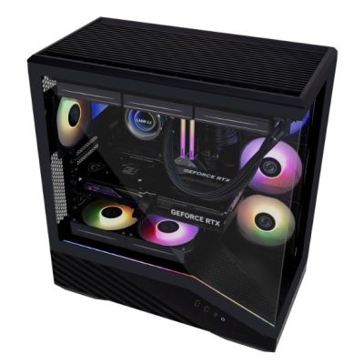 8. Lian Li Vector V100 PC Case, Midi-Tower, ATX, RGB, Tempered Glass