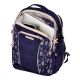 9. Herlitz Ultimate Blossom Backpack School Backpack Beige, Navy Blue (Navy) Polyester